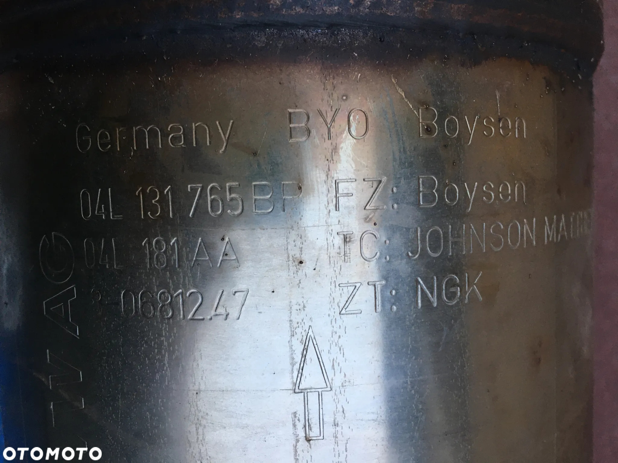 Audi Q5 8R Lift Filtr Cząstek Stałych DPF FAP Sonda 04L131669H 04L131765BP - 4