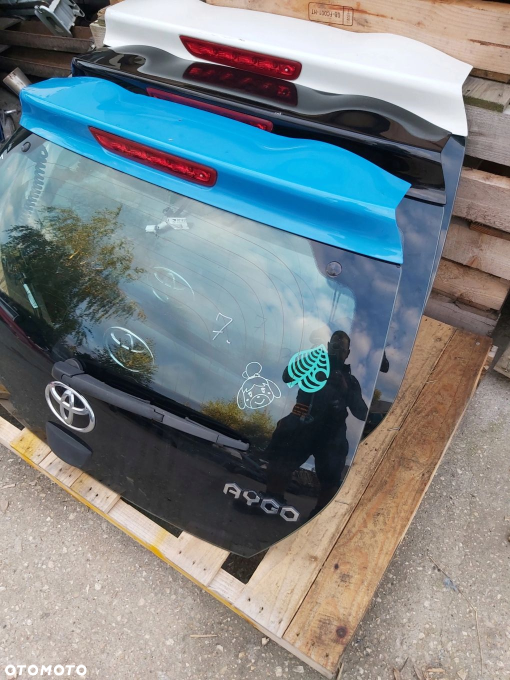 Toyota AYGO II klapa tył bagażnika szyba tylna - 3