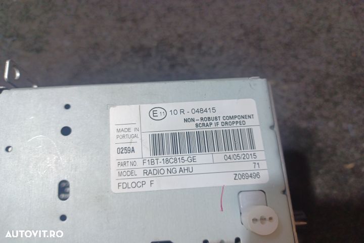 Radio cd F1BT-18C815-GE F1BT18C815GE Ford B-MAX 1 [2012 - 2018] Compa - 4