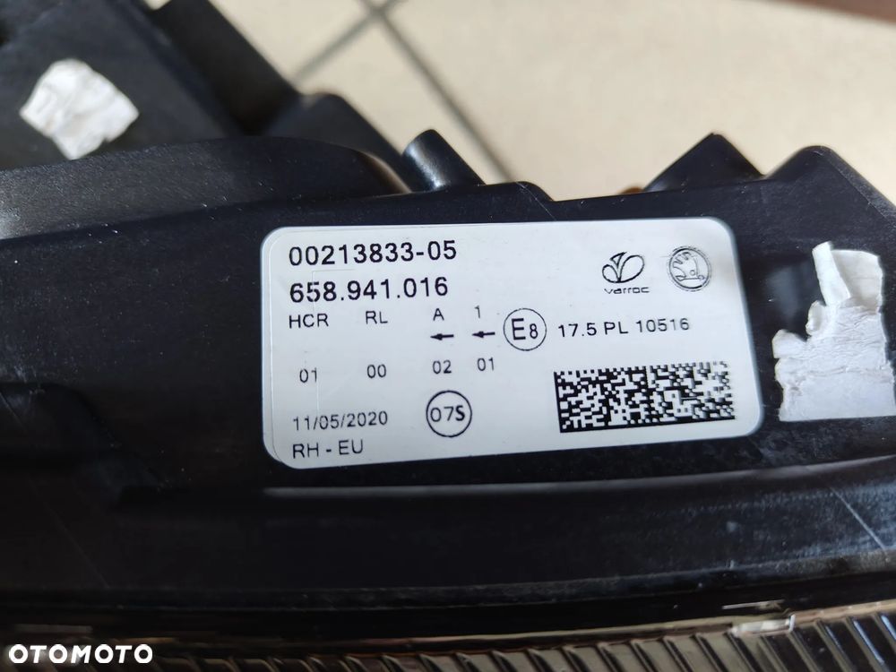 Skoda Kamiq Full Led REFLEKTOR prawy EUROPA - 3
