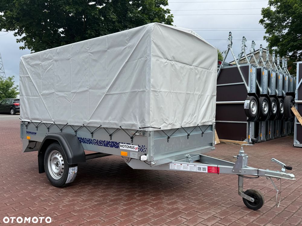 Niewiadów Przyczepa Niewiadów N426U 260x138x35cm z plandeką 1 oś 750kg burty boczne 2mm  MOTOMUS dostawa pod dom - 2