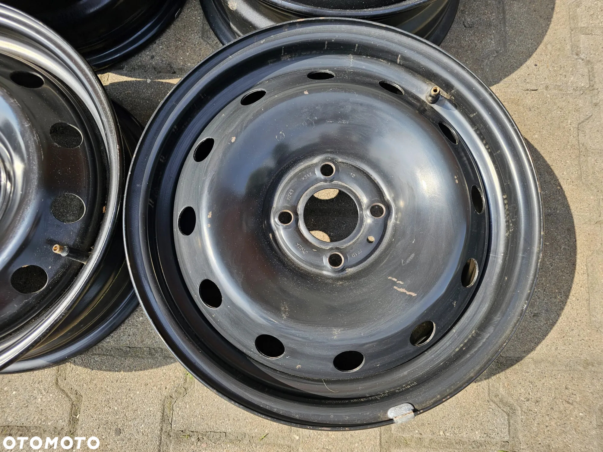 (S38) Felgi stalowe 15'' Renault Clio II III Thalia Modus Megane Scenic / 6Jx15 ET43 4x100 - 4