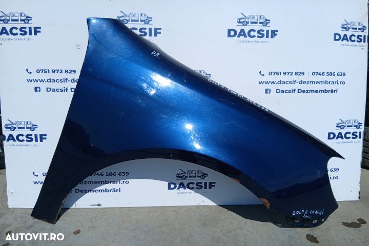 Aripa fata dreapta 1K9821216 1K9821216 Volkswagen VW Golf 6 [2008 - 2 - 1