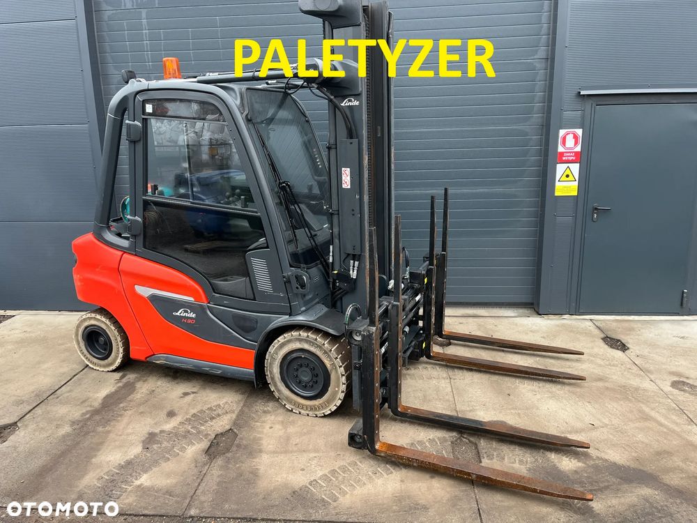 Linde H30 H25 H35 Gaz LPG Paletyzer na 2 palety, pełna kabina - 1