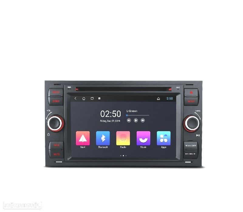 AUTO RADIO GPS ANDROID 11 PARA FORD FOCUS C-MAX S-MAX GALAXY FUSION FIESTA - 1