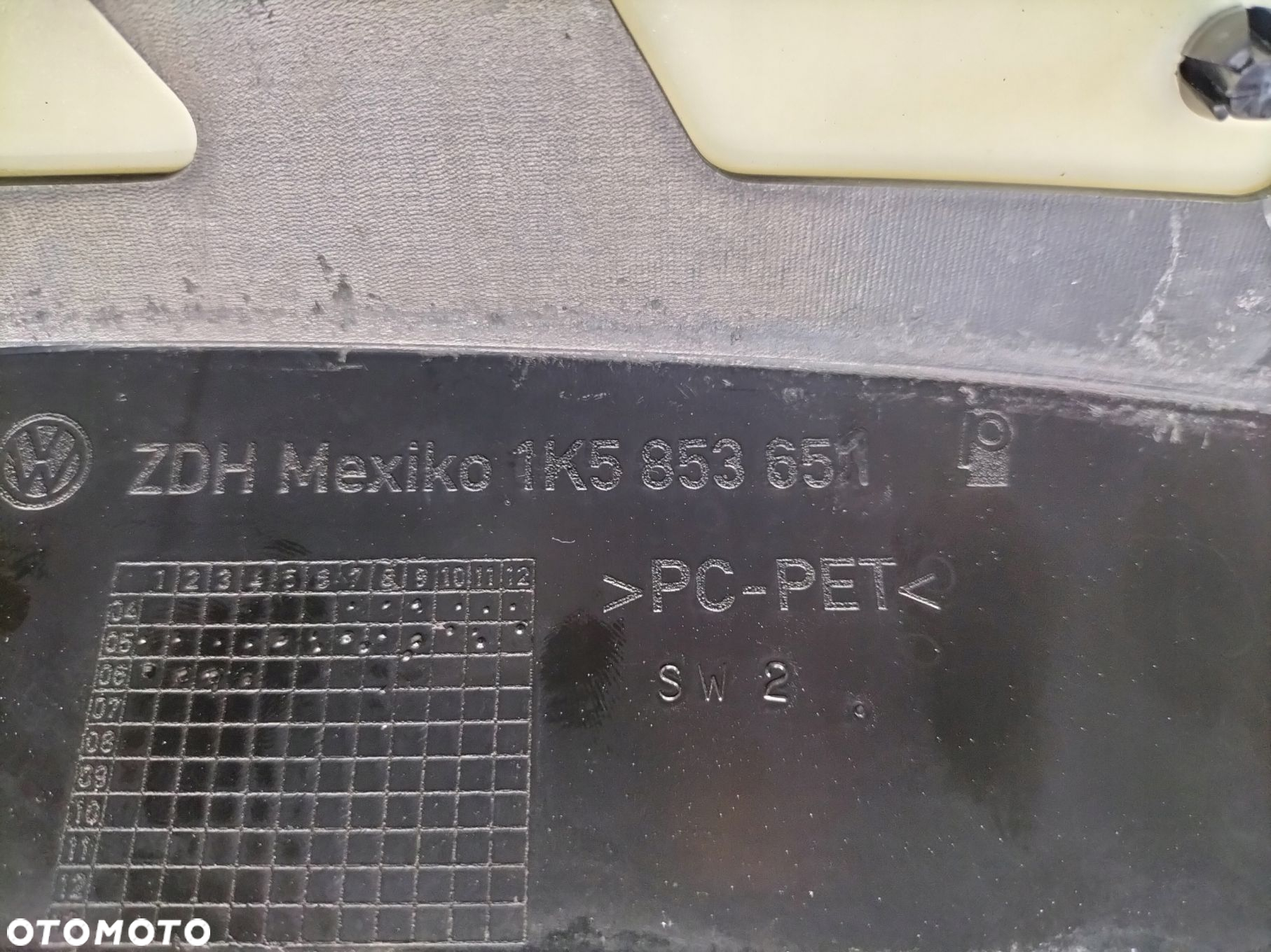 GRILL ATRAPA VOLKSWAGEN GOLF V 1K5853651 - 8