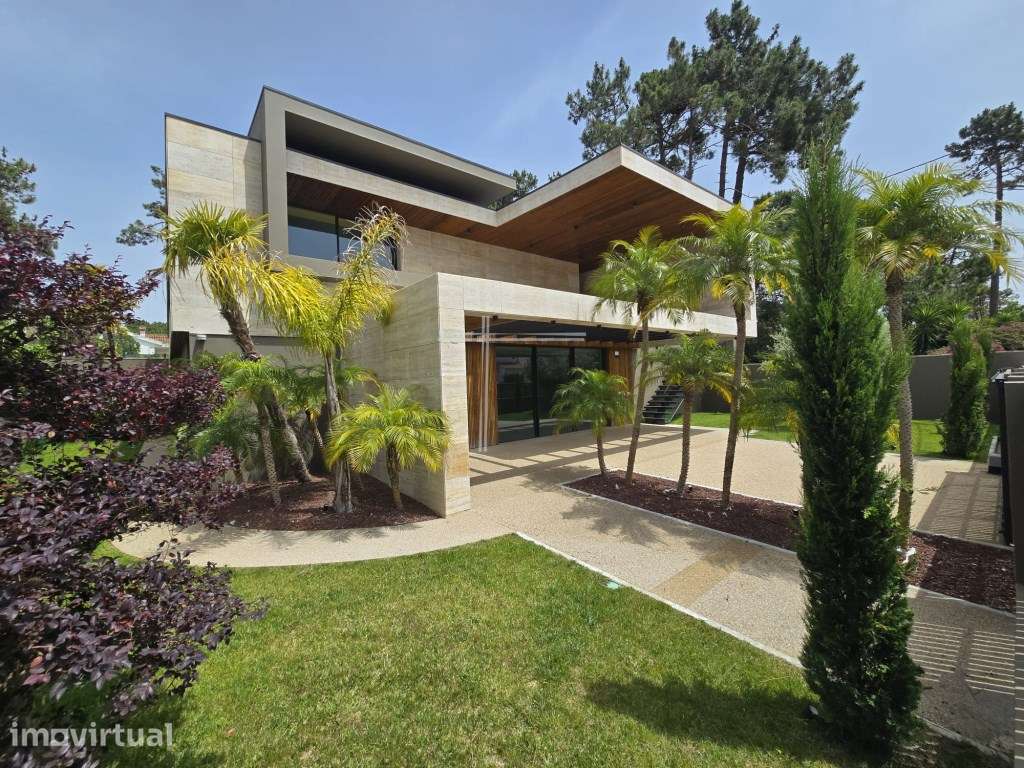 Moradia isolada T5, arquitetura contemporânea com piscina - Verdizela - Grande imagem: 2/60