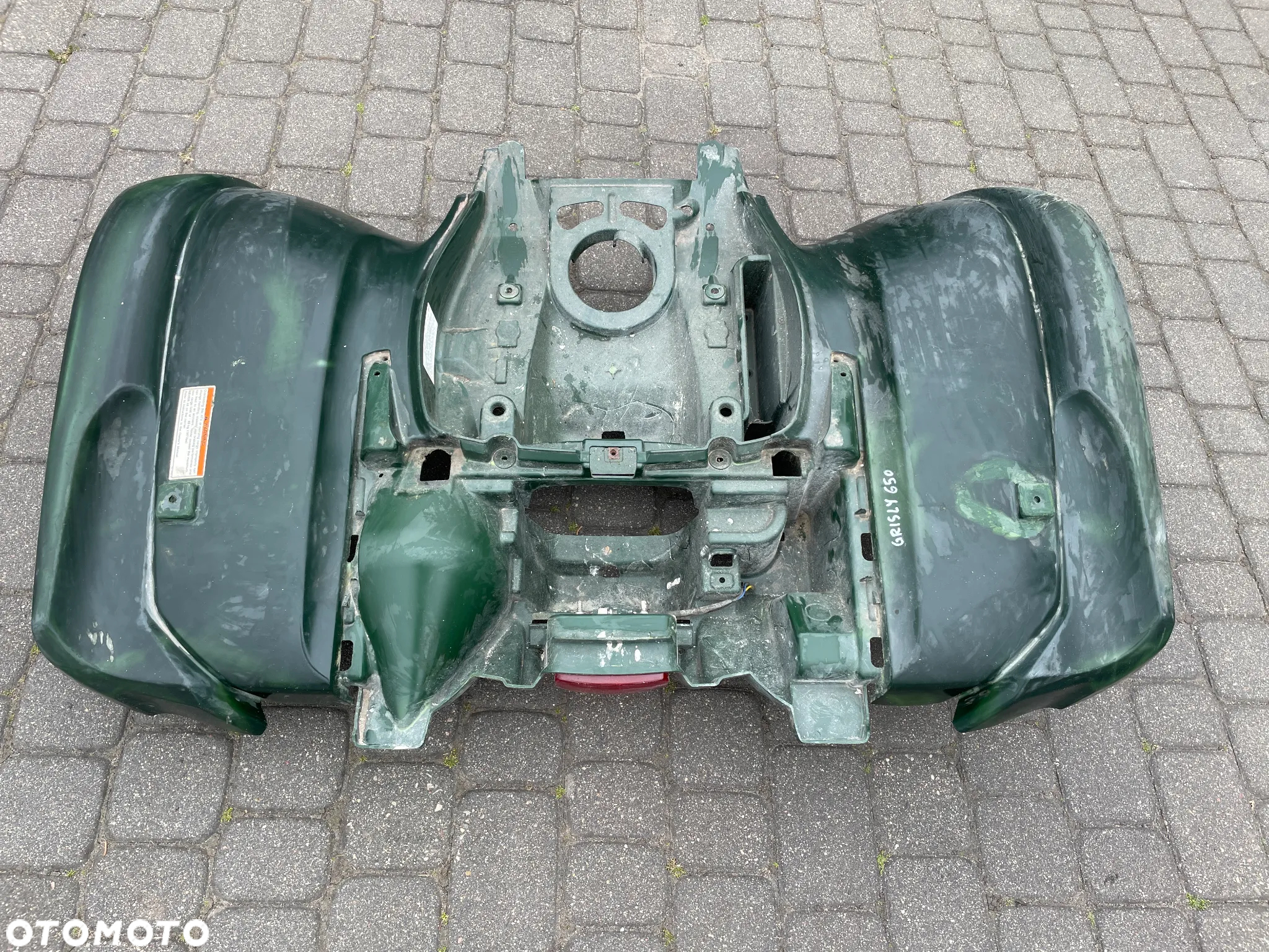 PLASTIK TYŁ OWIEWKA YAMAHA YFM 550 700 GRIZZLY 3B4-21611 - 2