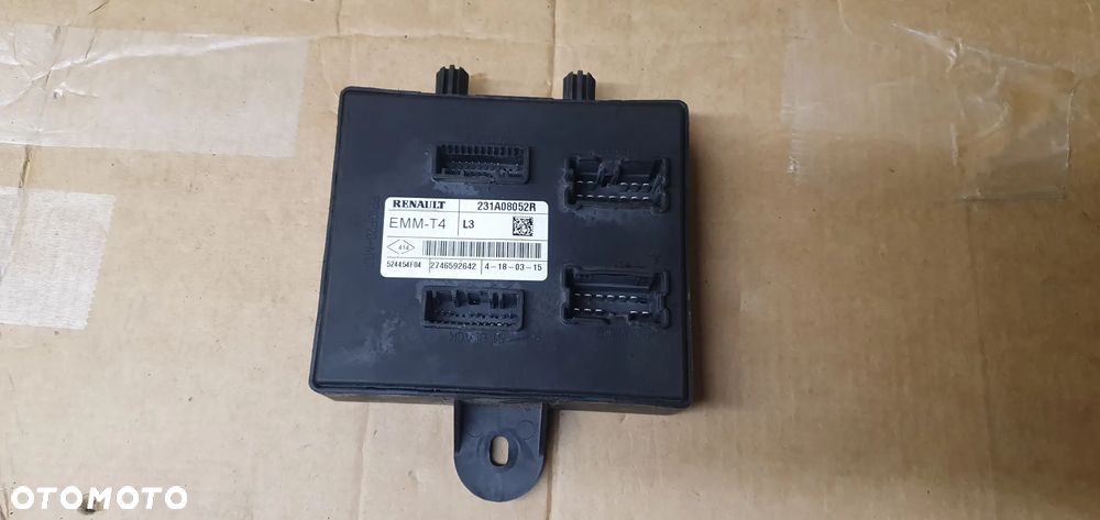 Moduł sterownik EMM-T4 Start Stop Opel Vivaro B Trafic III 231A08052R - 1