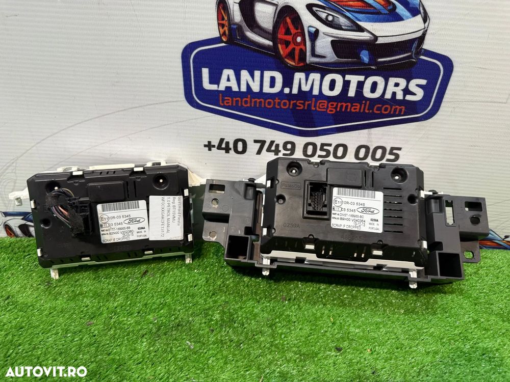 DISPLAY BORD INFO (2 BUC.) FORD FIESTA 1.0 BENZINA 2015 2012-2019 /  FORD FOCUS MK3 BERLINA 1.6 DIESEL 2012 2011-2015  COD OEM DM5T-18B955-BC ET7T-18B955-BB - 3
