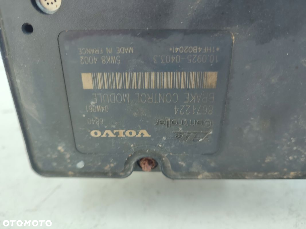 Pompa hamulcowa ABS VOLVO V70 II 2.4D EUROPA 8671224 - 4