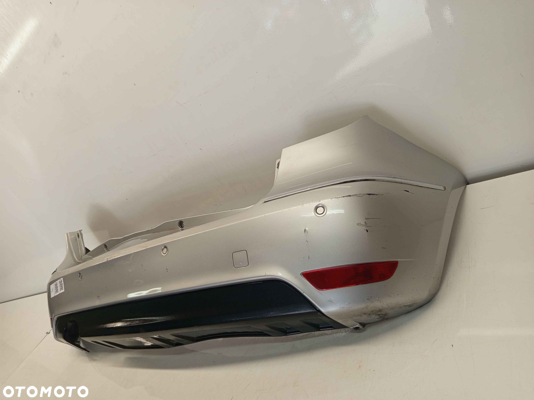 + ZDERZAK TYŁ TYLNY MERCEDES BENZ B KLASA W245 PDC CZUJNIKI 744 SREBRNY - 3