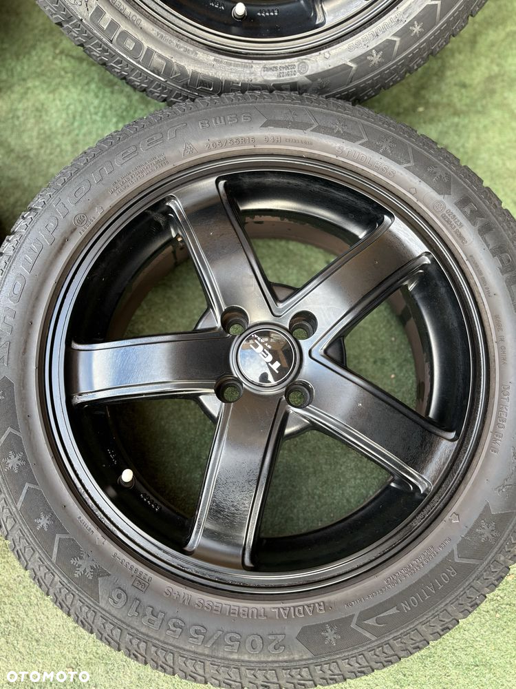 4x100 OPEL RENAULT 6,5Jx16 ET38 felgi aluminiowe czarne NISSAN DACIA - 5