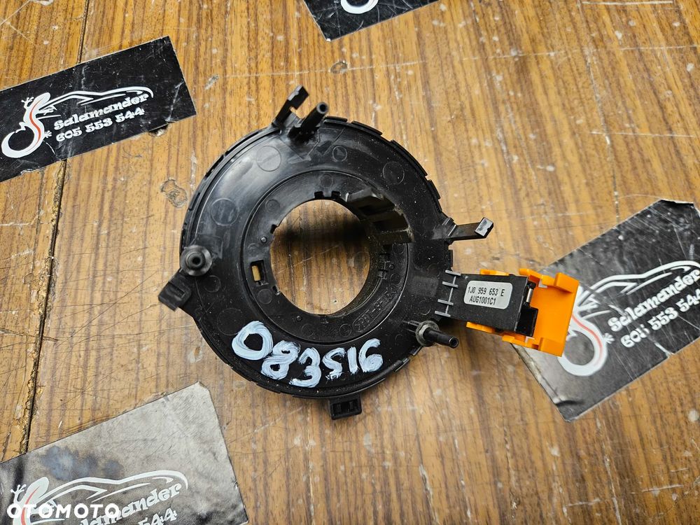 Taśma 1J0959653 E Zwijak Czujnik Skrętu Air Bag Poduszki Kierownicy Audi VW Seat Skoda - 1
