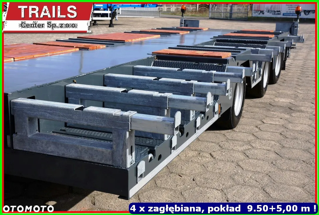 Inny Niskopodwoziowa ład. 43 T, rozciągana do 18,60 m, 4 x załębiana !!! - 38