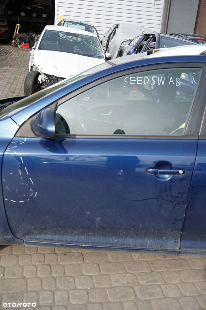 DRZWI PRZEDNIE LEWE CEED I KOMBI A8  GRANATOWY KIA 2006-2009 - 1