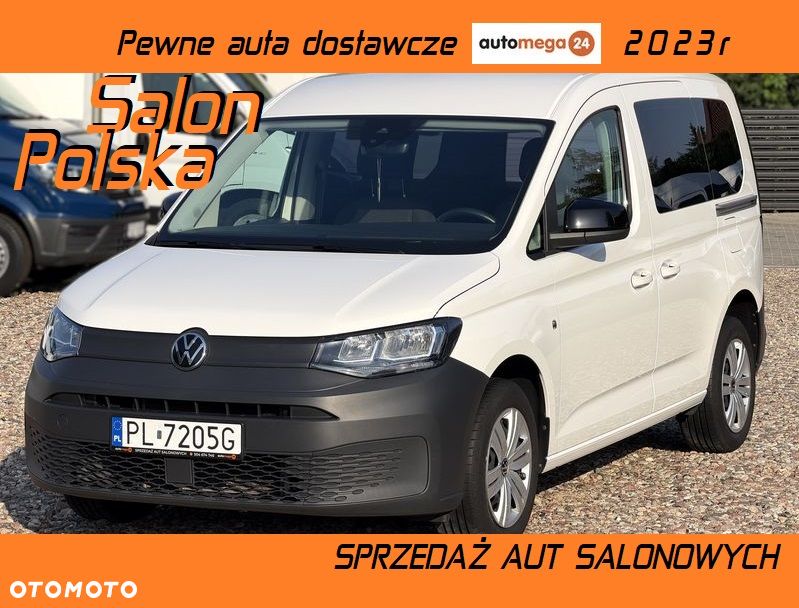 Volkswagen CADDY VAN KOMBI 5 Osobowy z homologacją cięż. N1, Mocny silnik 2.0TDI 102KM EURO-6 AQ Oszczędny i Dynamiczny Mikrobus VW, DMC-2.4t, Duża Ładowność 782kg, Homologacja na hak 1400kg, Bogate wyposażenie KOMFORT+ 100% Bezwypadkowy - 2