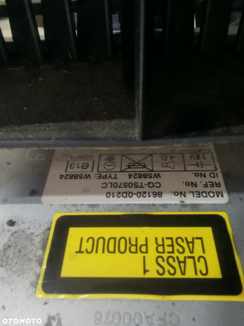 Toyota Yaris II radio CD 86120-0D210 - 2