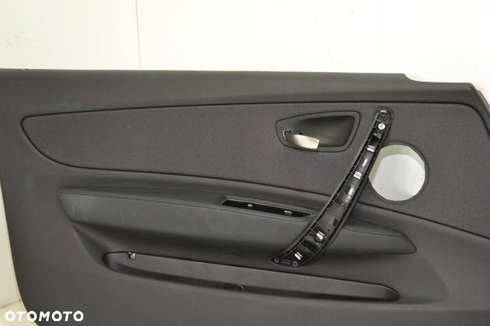 BOCZEK TAPICERKI DRZWI LEWA PRAWA KOMPLET BMW E81 E82 E88 7122654 - 4