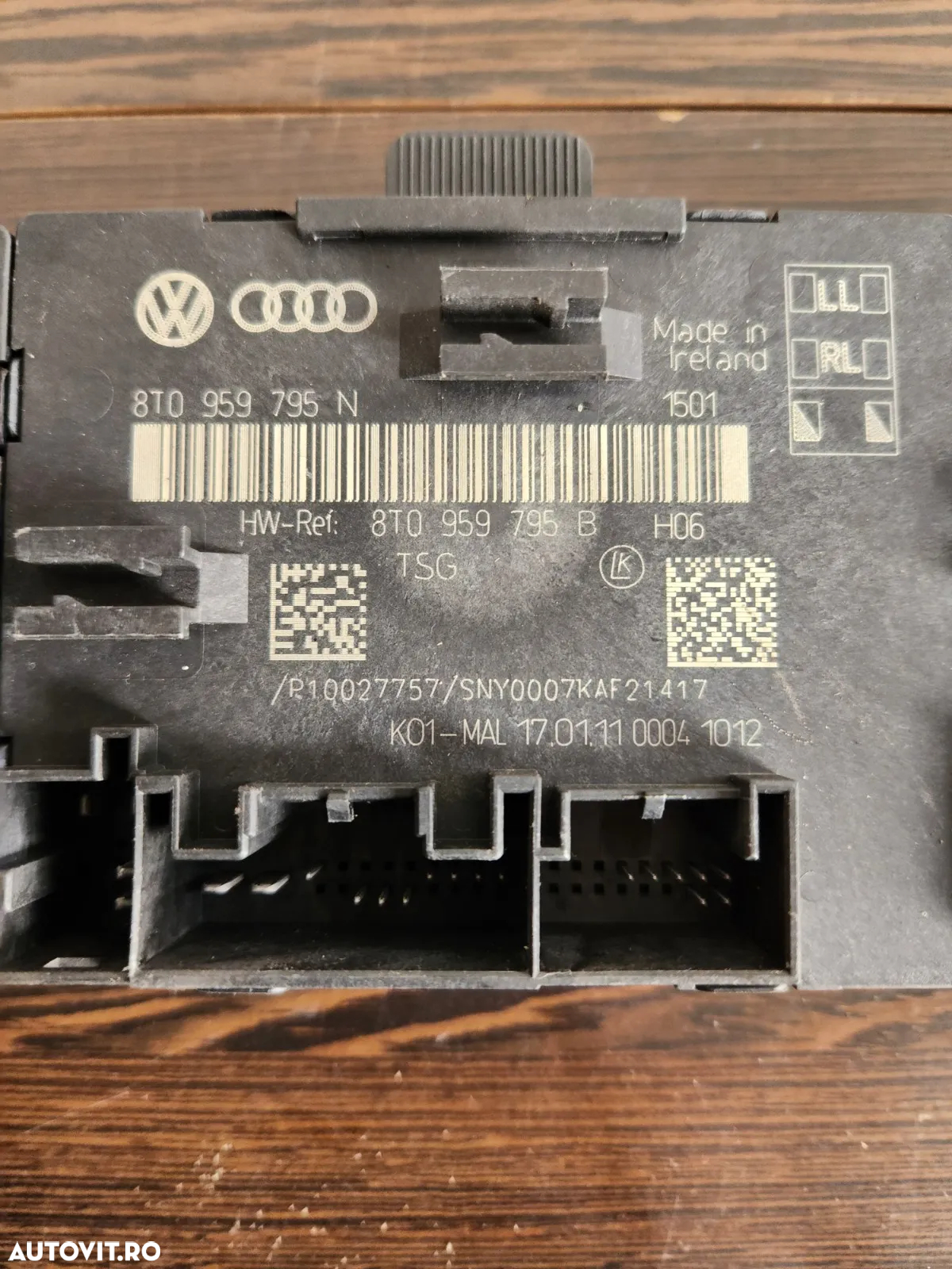 Modul Calculator Usa Stanga Dreapta Fata Spate Audi A4 B8 A5 8T Q5 Cod 8T0959792D 8T0959795B 8T0959793D Dezmembrez Audi A5 8T 2.7 Tdi Euro 5 Motor CGKA Cutie Automata MMW Bixenon Volan Stanga - Dezmembrari Arad - 5