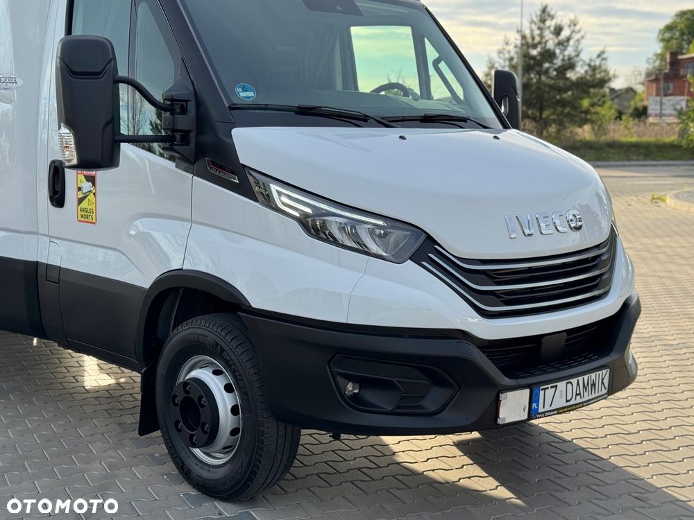 Iveco Daily 2023r Hi-Matic‼️72C18‼️Winda Dhollandia 1000KG // Plandeka 15 Palet 2x Firanka + dach zsuwany + regulacja wysokości ‼️Spanie z tyłu WEJKAMA Wysokość rampowa Full LED Tempomat Salon Polska DMC7200KG Faktura Vat 23% TwinCab - 30