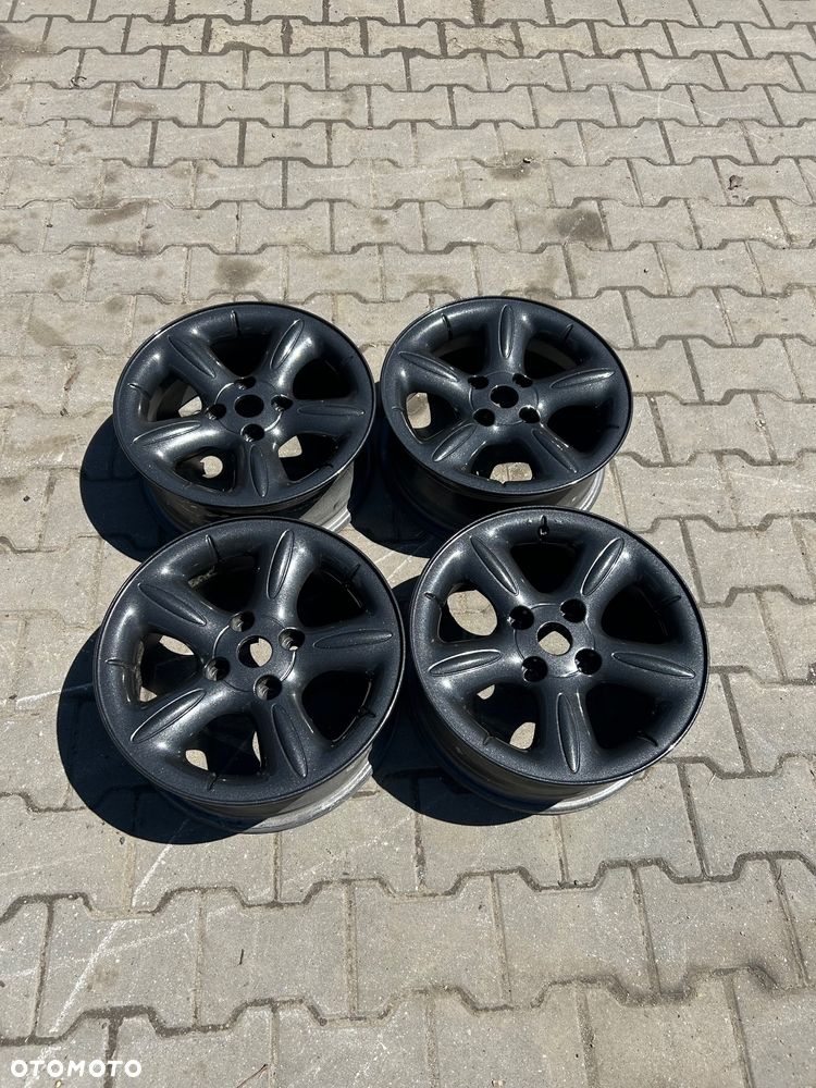 Alufelgi Peugeot Citroen 15 cali 4x108 oryginalne czarne - 1
