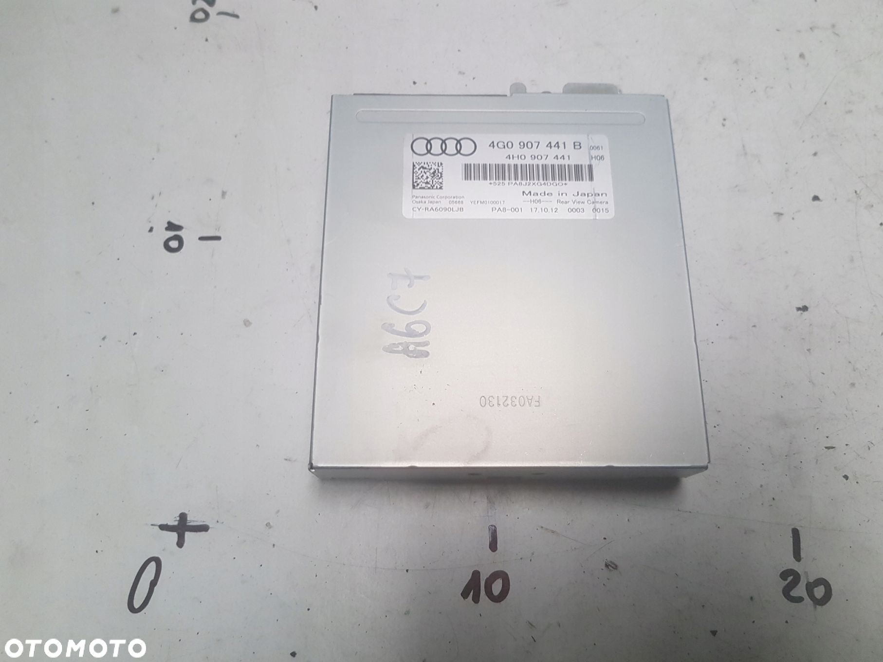 AUDI A6 C7 4G STEROWNIK KAMERY COFANIA 4G0907441B - 1