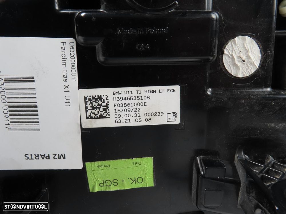 Farolim Esquerdo/Trás Usado / Original BMW X1 (U11) 63219465351 - 7