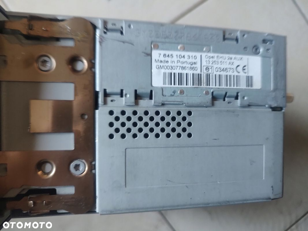 OPEL MERIVA A CD RADIO 7645104310 - 3