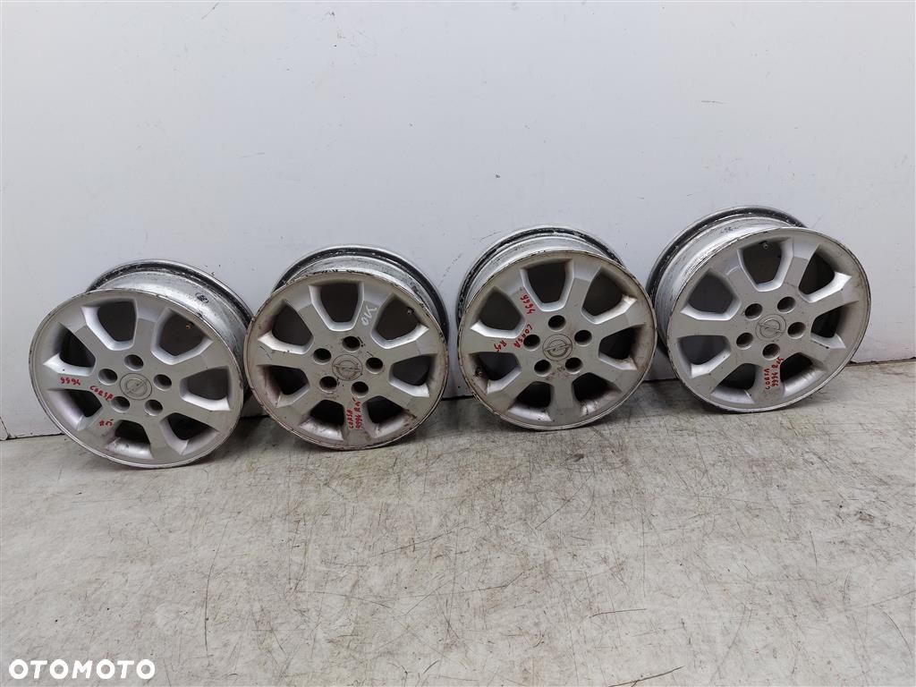 Alufelgi FELGI ALUMINIOWE Opel Corsa C ASTRA II G 6X15 ET49 5X110 4SZT KPL - 1