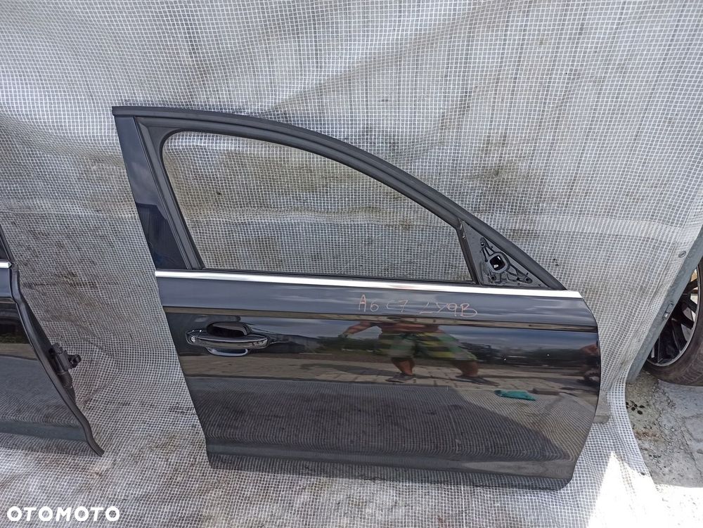 AUDI A6 C7 4G0 DRZWI PRAWE PRZEDNIE PRZÓD LY9B KOMPLETNE W KOLOR CZARNE - 8