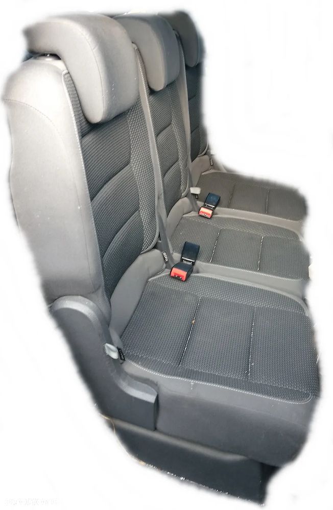 VW TOURAN II LIFT KANAPA FOTELE DRUGIEGO RZĘDU TYLNE TYŁ KOMPLET - 2