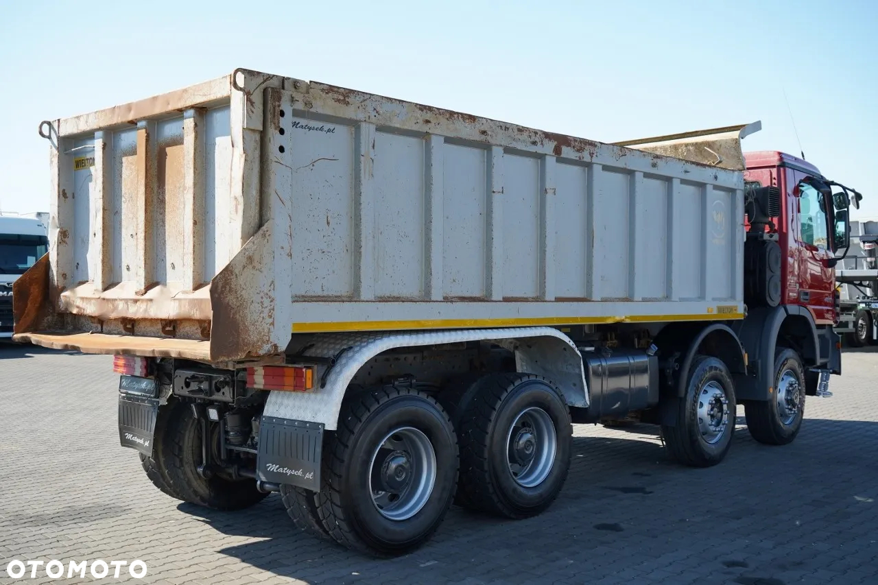 Mercedes-Benz ACTROS 4141 / 8X6 / WYWROTKA TYLNOZSYPOWA / WIELTON / EPS + SPRZĘGŁO / OPONY 100% - 10
