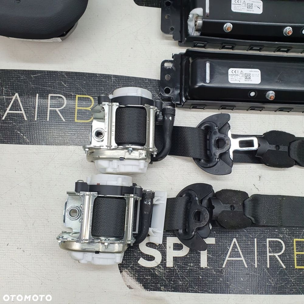 JEEP GRAND CHEROKEE WL DESKA ROZDZIELCZA KONSOLA KOKPIT PULPIT PODUSZKI AIRBAG AIR BAG PASY KIT SET - 12