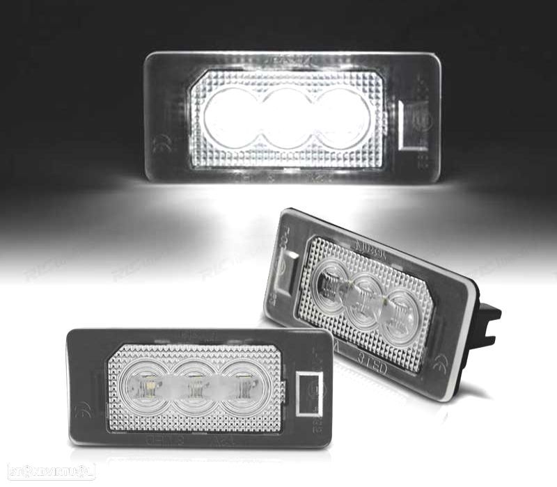 LUZES MATRÍCULA BMW E90 F30 F32 E39 E60 F10 X3 X5 X6 LED - 1
