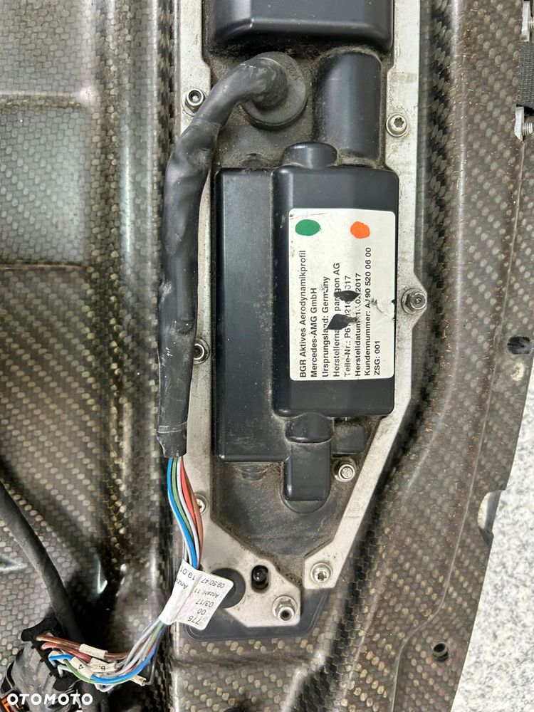 MERCEDES AMG GT 190 OSŁONA AKTYWNA POD SILNIK ZDERZAK OSŁONA CARBON - 9