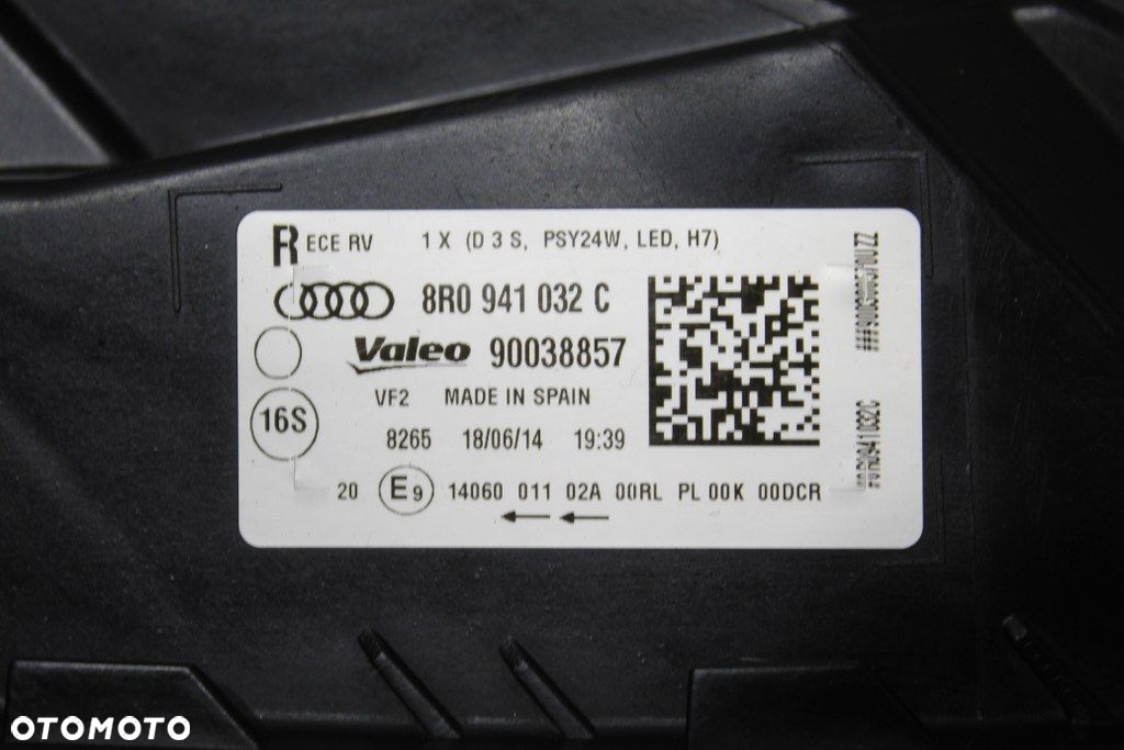 Audi Q5 8R0 Lift Xenon Prawy Lampa Przód Prawa Ładna - 4