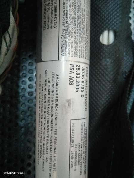 AIRBAG CORTINA FRONTAL ESQUERDO PEUGEOT 1007 2006 -9655837980 - 2
