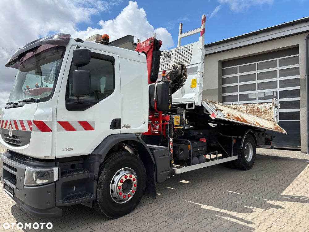 Renault PREMIUM LANDER 4x2 320 KM z HDS FASSI F130 z 5i6 funkcją z sterowaniem radiowym, wywrotka z hydroburtą na 2 siłowniki , resorowe zawieszenie , 3 osobowy, do wiertnicy , brukarstwo , budowa dróg itd - 7