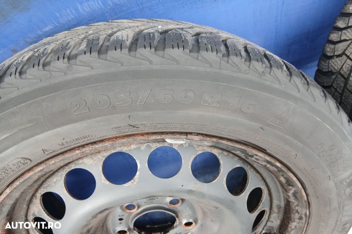 Jante tabla cu anvelope 16 - set 205/60 R16 7JX16H2 8K0601027A 205/60 - 4