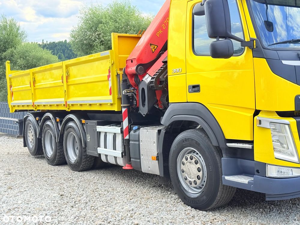 Volvo * Volvo FM 380 * Kiper Wywrotka * 8x4 * Kran Palfinger PK 27001-EH * Sprowadzony * - 37