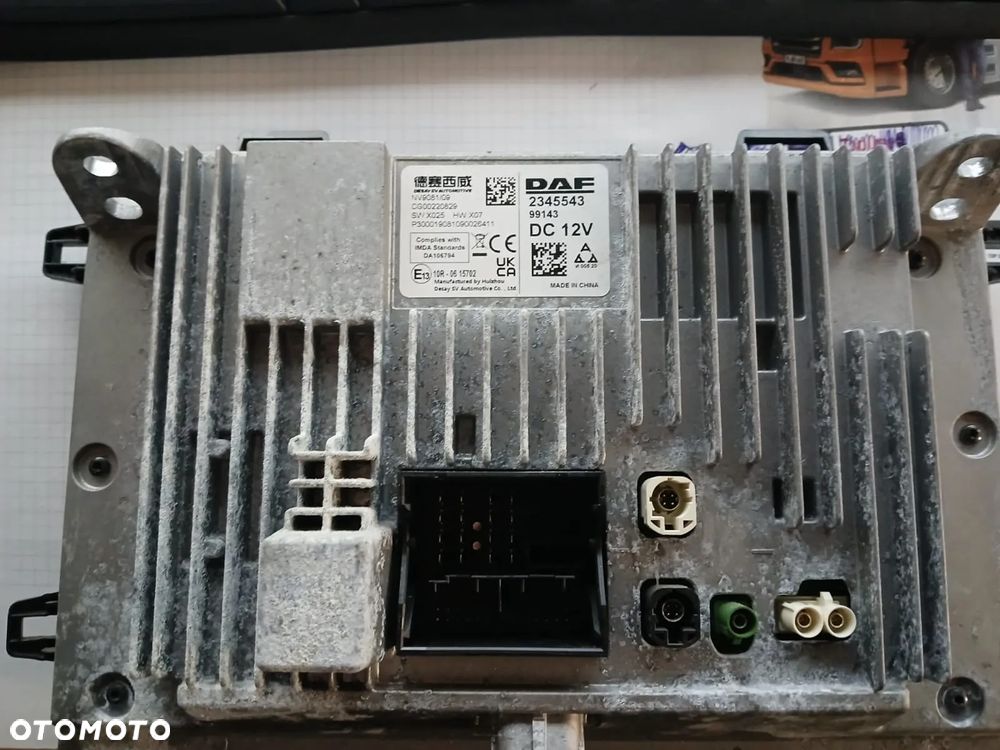 RADIO FABRYCZNE WYŚWIETLACZ DAF XG 2345543 - 3
