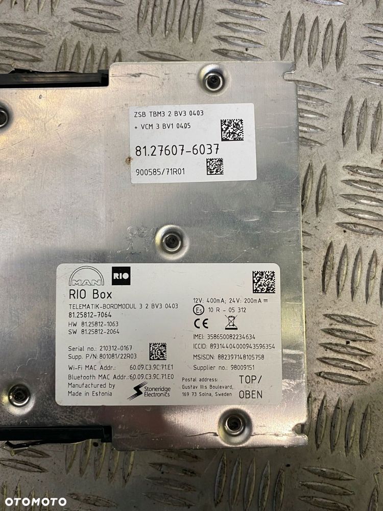 TELEMATYKA MAN RIO BOX 81.25812-7064 - 3