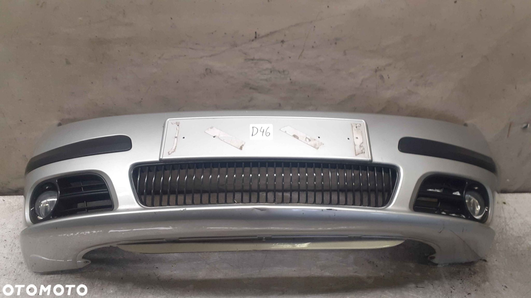 ^ ZDERZAK PRZÓD PRZEDNI SKODA FABIA I 1 LIFT FL 9102 SREBRNY HALOGENY - 1