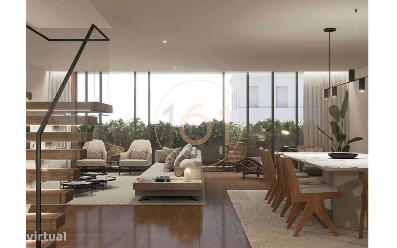Apartamento T4 Duplex na Foz com jardim e piscina - Grande imagem: 5/18