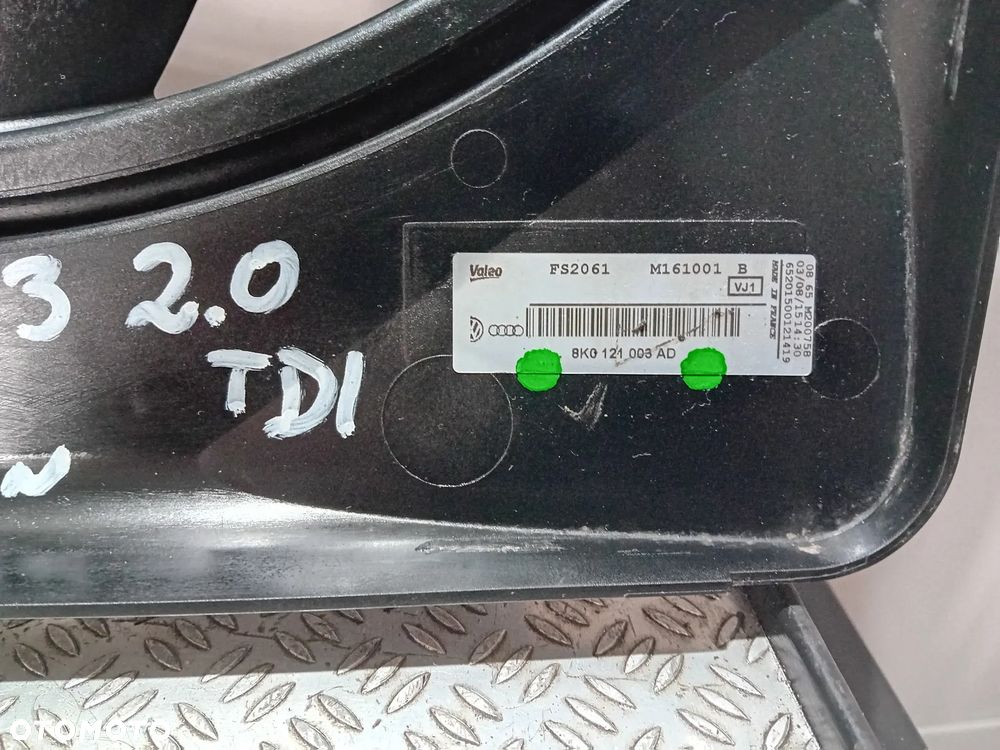 wentylatory chłodnicy Audi Q3 2.0 TDI 2015 8K0121003AD - 2