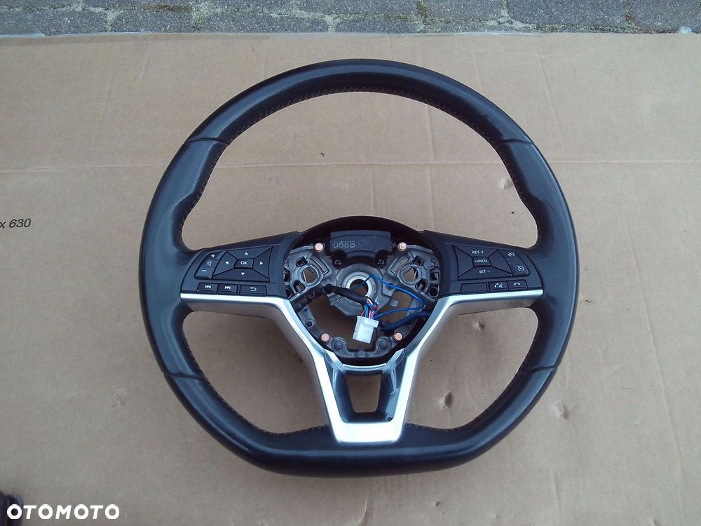 KIEROWNICA SKÓRA NISSAN QASHQAI J11 LIFT ORYG - 1