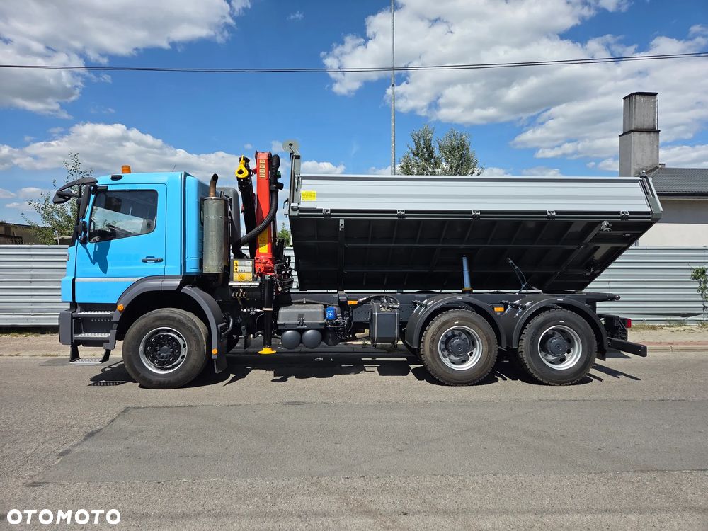 Mercedes-Benz AXOR 2633 // 6x4 330KM // PALFINGER PK12001 // 3 WYSUWY RADIOWY PILOT // NOWY KIPER WYWROTKA / NOWE OPONY - 16