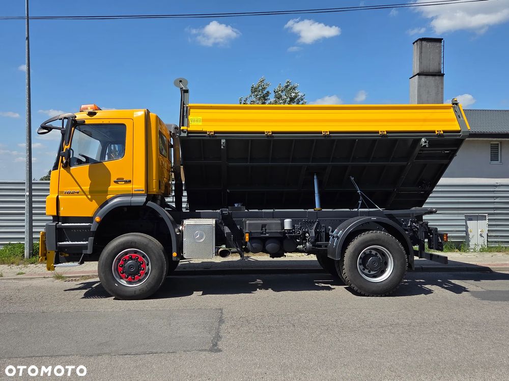 Mercedes-Benz AXOR 1824 // 4x4 4WD AWD // BLOKADY TERENOWE ZWOLNICE // NOWY KIPER WYWROTKA 3str // NISKI PRZEBIEG // MOŻLIWY HDS // OPONY 100% // JAK NOWY - 12