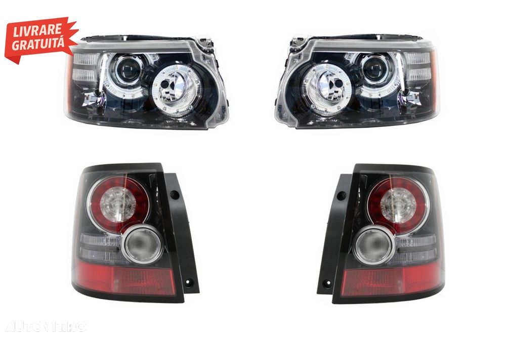 Faruri si Stopuri LED compatibile cu Range Rover Sport L320 (2009-2013) Facelift D- livrare gratuita - 1